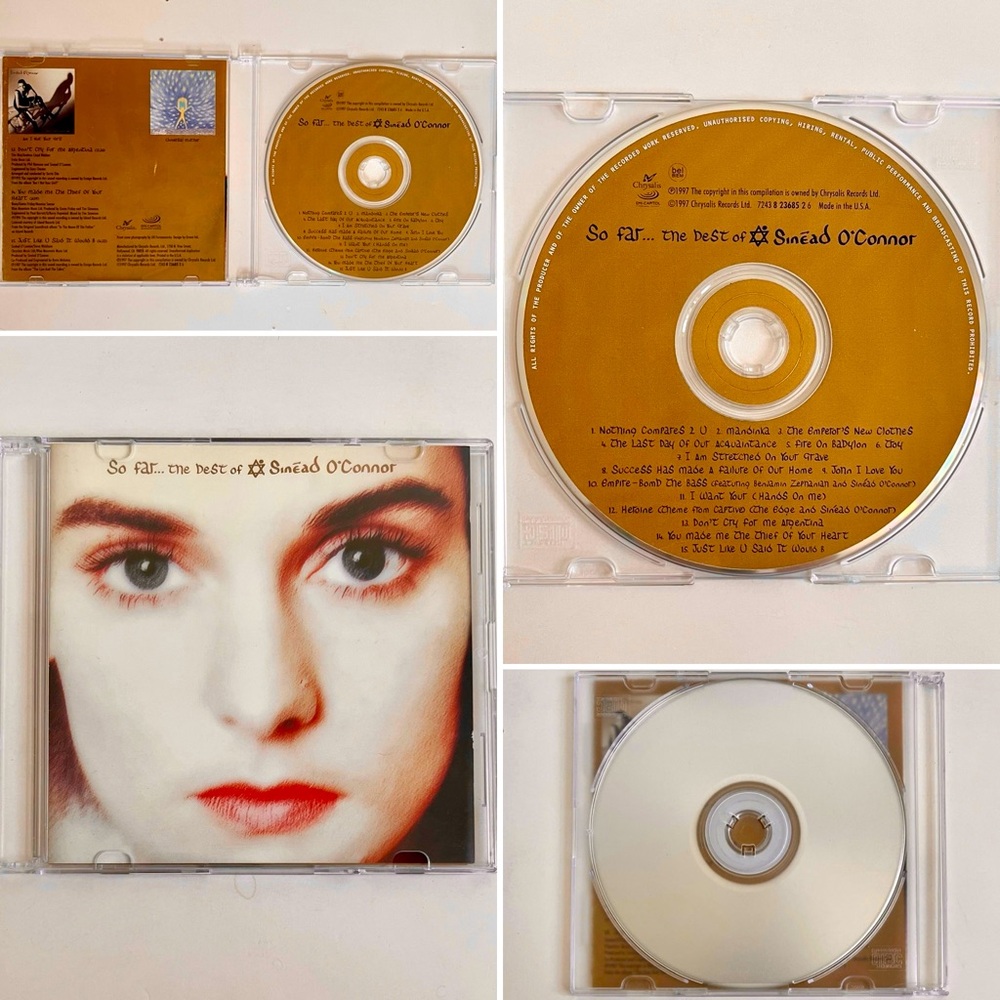 Sinead O'Connor, So Far the best of Audio CD ,Pre-owned, 1 disc,1997, Chrysalis